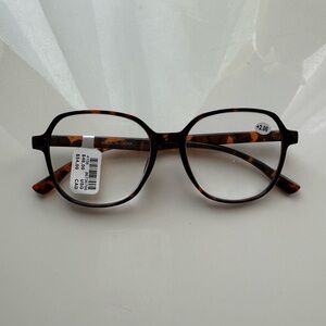 Anthropologie readers in tortoise